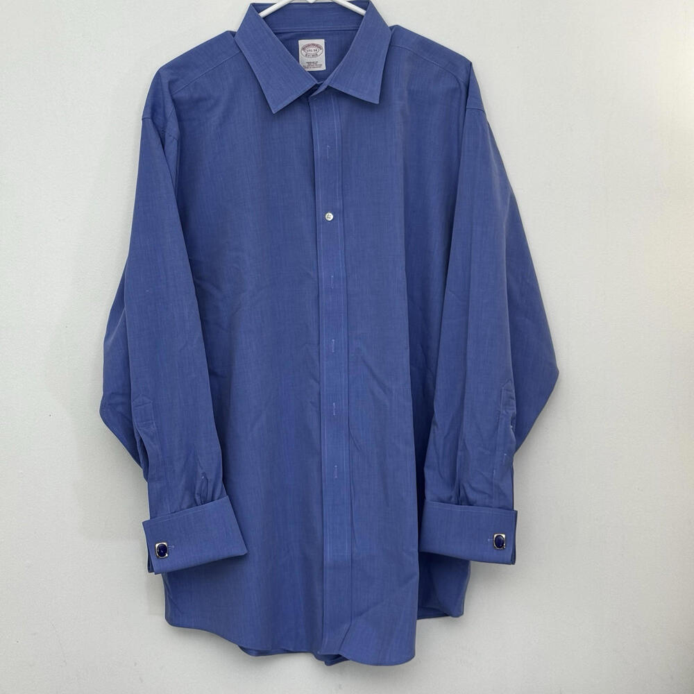 Brooks Brothers French Cuff Dress Shirt 17.5/34
